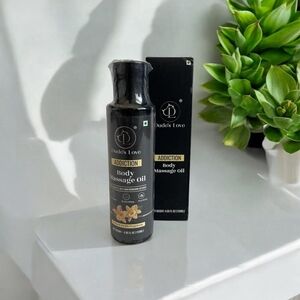 Dude's Love Addiction Body Massage Oil with Natural Vanilla Fragrance